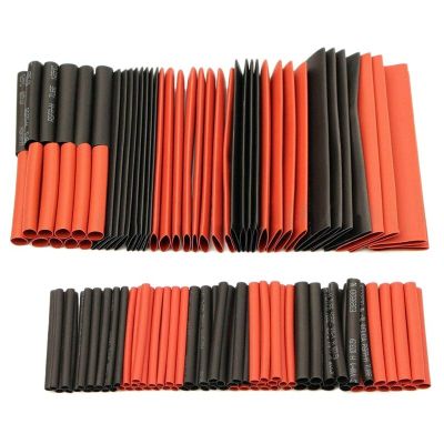 127PCS 2:1 Heat Shrink Tubing Wire Cable Sleeving Wrap Electrical Connect Set Cable Management