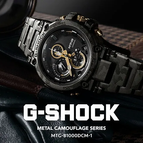 Casio G Shock Limited Edition Mtg B1000dcm 1a Metal Camouflage Solar Powered Men Watch Lazada