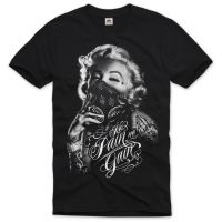 เสื้อยืดคุณภาพดี เสื้อยืด ลาย Gangster Marilyn Monroe Bandana สุดเซ็กซี่ ใหม่ เสื้อยืด คอกลม แขนสั้น ผ้าฝ้าย แฟชั่นฤดูร้อน สําหรับผู้ชายส