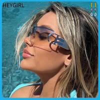 HEYGIRL หนึ่งชิ้นพังค์แบรนด์หรู2000แว่นกันแดดกีฬา Y2K แว่นตากันแดดห่อรอบๆ