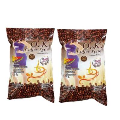 2 ห่อ  ของแท้   พร้อมส่ง กาแฟ O.K. Coffee Lend โอเค คอฟฟี่ เลนด์2ห่อ40ซอง