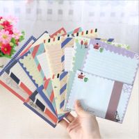 (Rui baoG)1เซ็ต/ล็อต170X130Mm Vintage Navy Style DIY Multifunction Letter Paper Set With Envelope Package Paper
