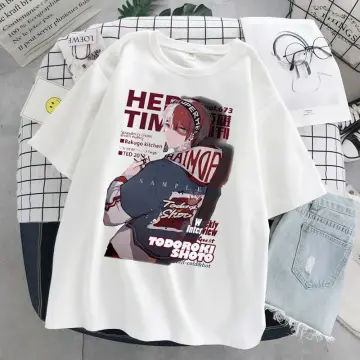 Anime Boku No Hero Academia T Shirt Men Anime T-shirt Harajuku Streetwear  Tops Short Sleeve Deku Tee Man Boy Print Tshirt Summer - AliExpress