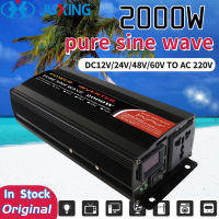 JUXING เพียวไซน์เวฟพาวเวอร์อินเวอร์เตอร์พลังงานอย่างต่อเนื่องเอาท์พุท 1000W แปลง DC12V / 48V / 60V เพื่อ AC220V สำหรับรถยนต์ไฟฟ้ารถยนต์เครื่องใช้ในบ้านเดินทาง