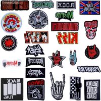 ™☁☜ Song Rock Band Music Iron On Patches Badges for Sew Seam Tailoring Clothes Suits of Coat Jacket Trousers T-shirt Pants