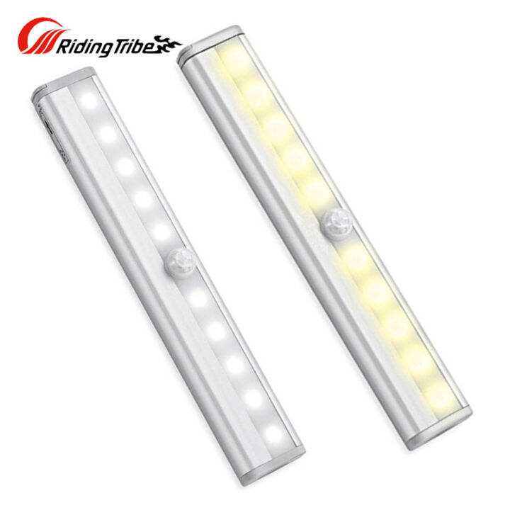 Riding Tribe Motion Activated RV Step Lights 10 LED Battery Powered Wireless Led Step