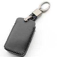 FLYBETTER Genuine Leather 2Button Smart Key Case Cover For Mazda AlexaCX30CX5CX8M3 L579