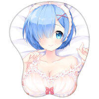 Original Blue Line เกม Sirius Beauty Chest 3d Mouse Pad สายรัดข้อมือซิลิโคน Pad Animation Wrist Guard Mouse Pad