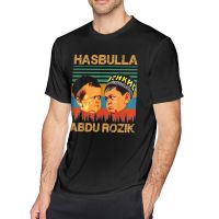 Funny Battle Khabib Hasbulla T-Shirts For Men Funny 100% Cotton Tee Shirt Round Collar Short Sleeve T Shirt Party Clothes