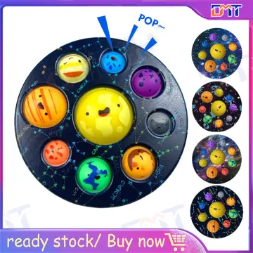 10pcs Solar System Stress Balls Early Educational Outer Space