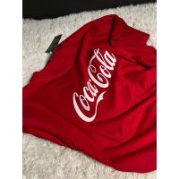 เสื้อยืดคอกลม Coca Cola (โคคา โคล่า) เนื้อผ้าคอตตอน100%cotton