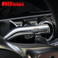 For Mercedes Benz A B CLA GLB GLA Class W177 V177 W247 C118 W118 X247 Car Steering Wheel Shift Lever Wiper Rod Cover Trim Frame