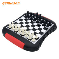 แบบพกพา Magnetic Storable Chess Pieces Travel ชุดกระดานหมากรุกพลาสติกพร้อมชิ้นส่วนเกมอุปกรณ์เสริมของขวัญเพื่อความบันเทิงสำหรับเด็ก-tqyk01835