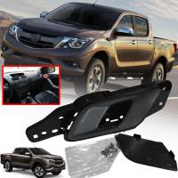 มือเปิดประตูใน รุ่น ฟอร์ด เรนเจอร์ FORD RANGER / MAZDA BT-50 BT50 ปี 2012 - 2016 ข้างซ้าย สีดำด้าน + ก้านสีดำ 1 ชิ้น