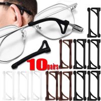 10pairs Silicone Glasses Anti-slip Sleeve Long Strip Glasses Leg Grip Ear Hook Sunglasses Holder Anti-slip Eyewear Accessories Eyewear case