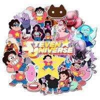 【HOT JJSGWIXLOOWEHG 541】50ชิ้นการ์ตูน Steven จักรวาลสติ๊กเกอร์กราฟฟิตีกระเป๋าแบคแพคโน๊ตบุ๊คพีวีซีกันน้ำรูปลอกของเล่นคลาสสิกของขวัญคริสต์มาสเด็ก