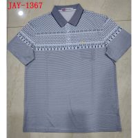 Jaguar เสื้อยืดโปโล ผู้ชาย แขนสั้น ทรงพอดีตัว JAY-1367-NV