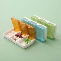 1PC Sealed 3 Grids Medicine Box Portable Health Care Storage Medicine Box Plastic Box Portable Travel Pill Box Medicine  First Aid Storage