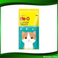 จัดโปร?ขนมแมวครีมมี่ทรีต รสโบนิโตะ มีโอ 15 กรัม (4ซอง) ขนมแมว ขนมสำหรับแมว อาหารแมว อาหารสำหรับแมว อาหารสัตว์ อาหารสัตว์เลี้ยง Cat Treats Creamy Treats Bonito Flavor Meo