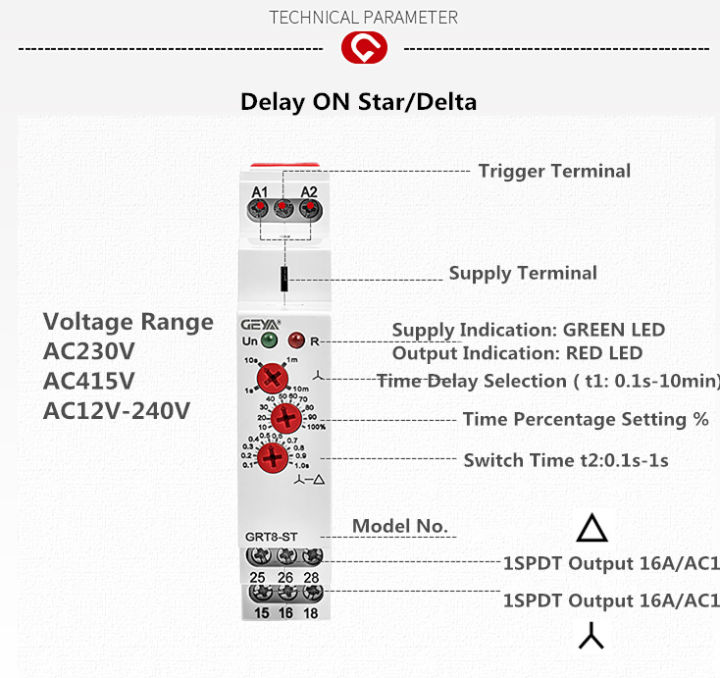 geya-grt8-st-delay-on-star-delta-timer-relay-soft-starter-ac230v-415v-acdc12v-240v-delta-relay-motor-starter