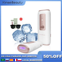 KinseiBeauty K5 Hair Removal Hair Removal ICE Cold IPL Epilator 0Flashes Painless IPL Hair Removal Home Use