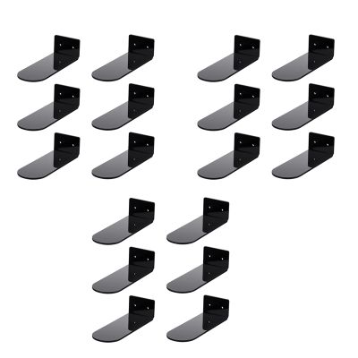 18 Pack Floating Shoe Shelves,Black Acrylic Wall Mounted Shoe Display Shelves,for Display Collectible Shoe&amp;Sneaker