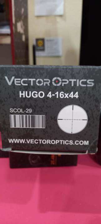 ใหม่ล่าสุด-ยอดนิยมผุดๆ-vector-optic-hugo-4-16-44-sfp-แท้-เวกเตอร์ฮิวโก้-ปรับนอก-ล็อคได้-เซ็ตซีโร่ได้-ปรับหลาข้าง-คอท่อ-25-มิลลิเมตร-กระจกใสมาก