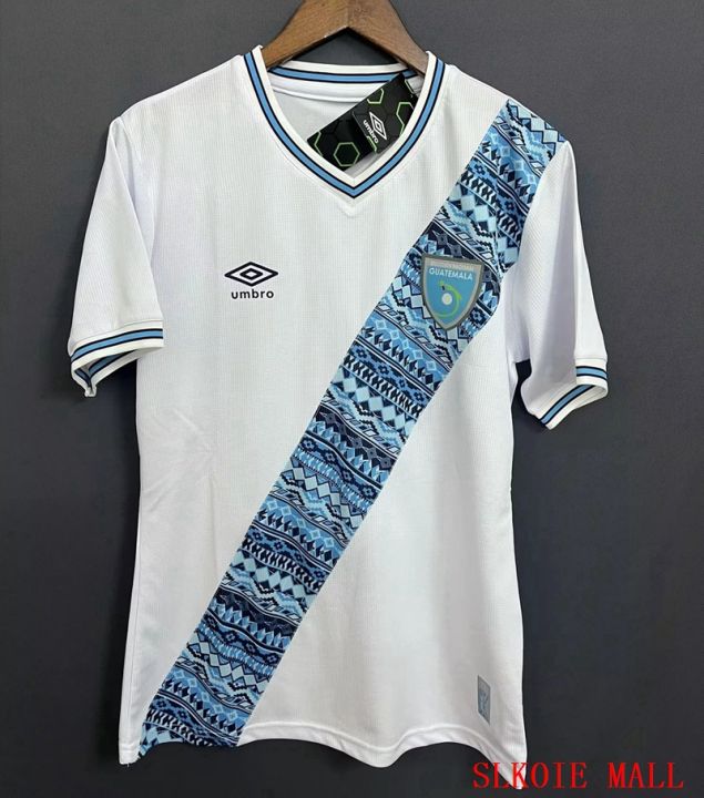 เสื้อเสื้อแข่งฟุตบอล-guatemala-ใส่อยู่บ้านและออกไป2023-2024คุณภาพไทยสำหรับผู้ชาย