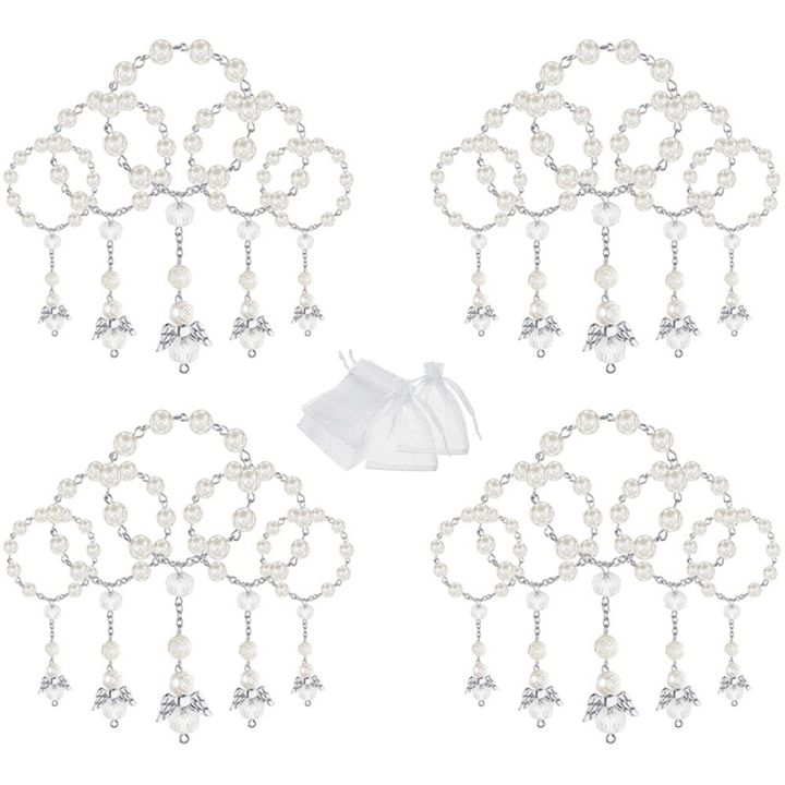 20-pcs-baptism-acrylic-rosary-beads-mini-rosaries-angel-with-organza-bags-for-the-first-communion-baptism-party-favors