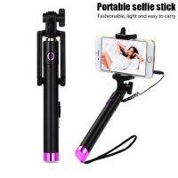 (Bishop Belle) Selfie Stick สำหรับ iPhone 13 12 11 Pro Max Mini SE2020 XS XR X 8 7 Plus Palo Selfie Photo Stick แบบมีสาย Handy Selfiestick Selfi Stik