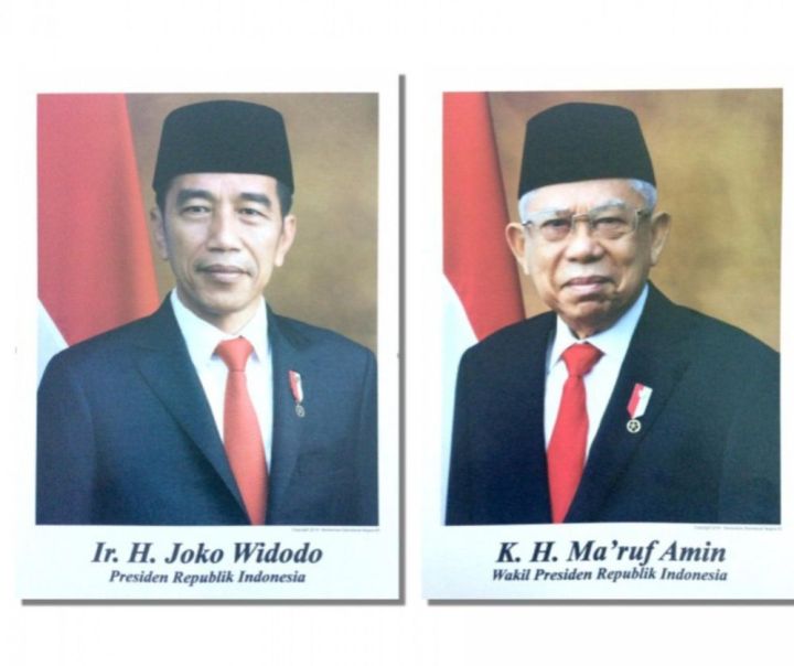 Poster Presiden Ri And Wakil Presiden Ri 2019 2024 Lazada Indonesia