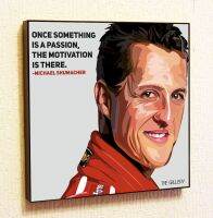 Michael1 Schumacher1 F11 Formula1 One1 Ferrari1คำพูดที่สร้างแรงบันดาลใจสติกเกอร์ติดผนังไอเดียของขวัญศิลปะป๊อปอาร์ตแนวไอเดียของขวัญภาพวาดที่มีชื่อเสียงภาพเหมือน