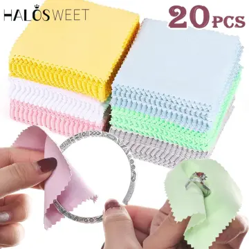 25pcs Silver Polishing Cloth Cleaner Jewellery Cleaning Cloth Anti