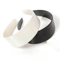 【YF】 Wide Plastic Headbands para Fazer Jóias Branco Preto Moldura Plana Hairbands Acessórios Configuração Base 38 cm 48 5Pcs