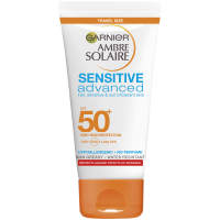 (สินค้าจากอังกฤษ) Garnier Ambre Solaire Mini Sensitive Hypoallergenic Sun Protection Cream SPF50 / 50ml