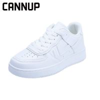 CANNUP รองเท้าออกกำลังกาย รองเท้าผู้หญิง Air Force 1 รองเท้าผ้าใบ มาใหม่ รองเท้าส้นหนาๆ รองเท้าแฟชั่น ใส่สบายๆ 0914005