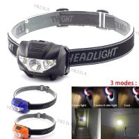 High Power Mini LED Headlamp Frontal Flashlight AAA Battery Small Head Light Lamp Torches Headlight Lantern For CampingYB23TH