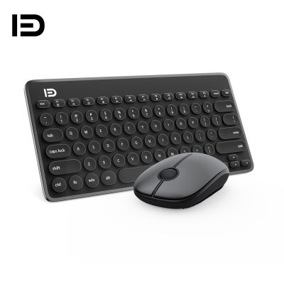 Wireless Keyboard Mouse Combo 2.4G Keyboard Ultra-Thin Computer Keypad 1600DPI Mice for Home Office Windows PC Notebook Laptop