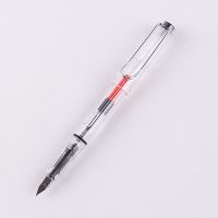 ปากกาหมึกซึม แบบใส 0.38 มม. หัวปากกา EF คุณภาพสูง รีฟิลได้ สําหรับเขียน สํานักงาน โรงเรียน