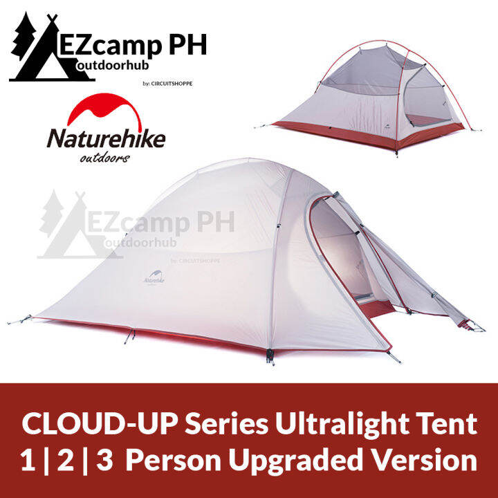 Naturehike Cloud Up Series 1 2 3 Person Portable Ultralight Weight ...
