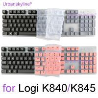 K845 Keyboard Cover for Logitech K845 K840 Mechanical for Logi Silicone Protector Skin Case Film Clear Black Pink Silicon