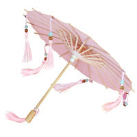 Accessories for 13 BJD umbrella pink color elegant for 60cm doll