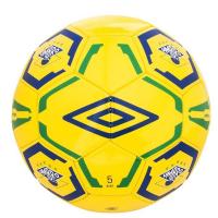 UMBRO ลูกฟุตบอลลายประเทศบราซิล ขนาด 5(UMBRO Brasil 2018 Flag Supporter Ball unisex) สีเหลือง  ของแท้