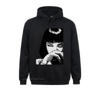 Men Sweat Hooded Pullover Pulp Fiction Mia Wallace Hoodie For Men Male Cotton Jacket Great Teenage Size XS-4XL