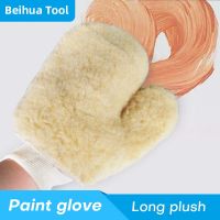 Paint Gloves Brush for Wall Decoration Art Paint Tools Car Wash Gloves Long Plush Pipe Brush Mittens Paint Brushes Daub Tool Paint Tools Accessories