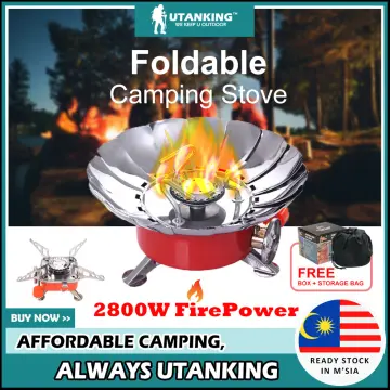 Portable Butane Gas Stove Outdoor Picnic Burner Foldable Camp Gas Cooker  Stove