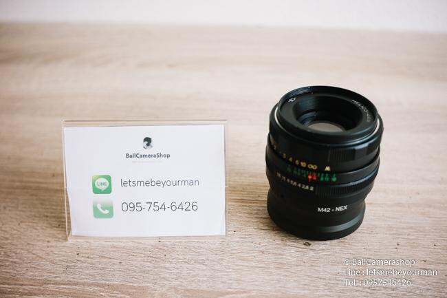 ขายเลนส์มือหมุน-helios-44m-58mm-f2-โบเก้หมุนในตำนานจาก-russia-สำหรับใส่กล้อง-sony-mirrorless-ได้ทุกรุ่น-serial-8334011