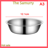 Samurry ✨Hot Sale✨ Car ชามสุนัขขนาดใหญ่สแตนเลสสัตว์เลี้ยงชามอาหารแมวและอาหารสุนัขดื่มชามโลหะชามให้อาหารทนทาน