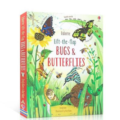 Usborne lift-the-flap bugs& butterflies