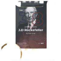 ตัวอักษร38ตัวจากเจดี Rockefeller กับกระดาษลูกชายของเขาในภาษาอังกฤษ